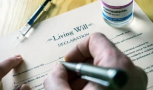 Signing a living will